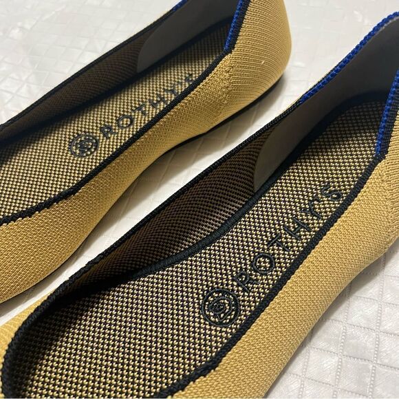 ROTHY’S Chai The Square Flats Limited Edition Retired Size 8 NEW - Picture 4 of 15
